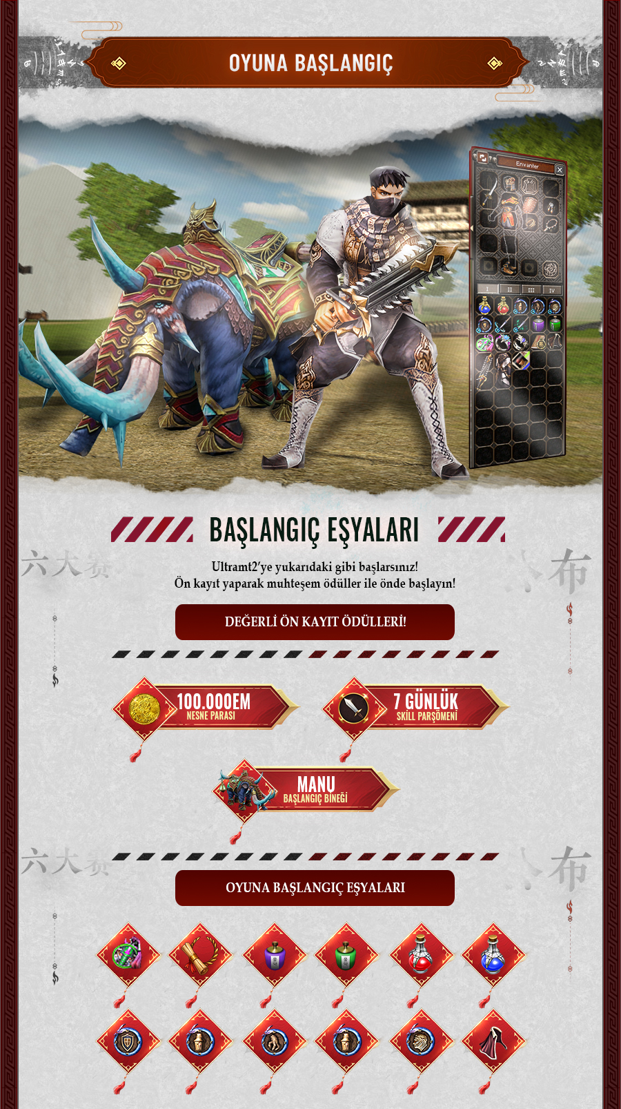 UltraMt2 Oyun Başlangıç
